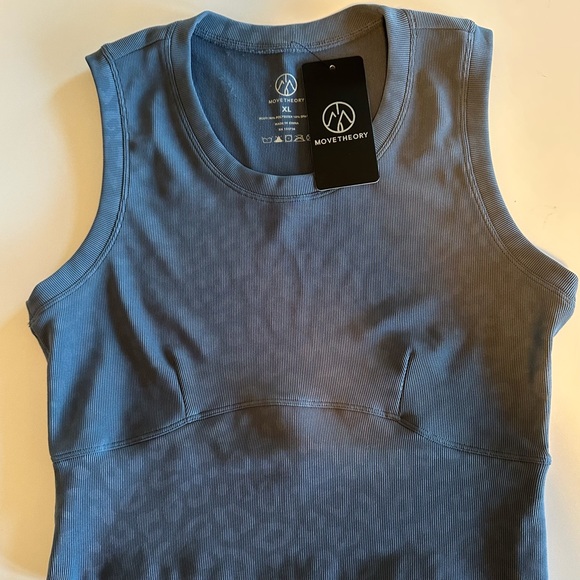 Move Theology Ribbed Contour Tank Size XL Blueish Gray - Picture 6 of 11